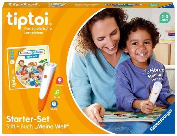Buchcover: Ravensburger tiptoi Starter-Set 00112: Stift und Bilderbuch Suchen und Entdecken Meine Welt - Lernsystem für Kinder ab 2 Jahren