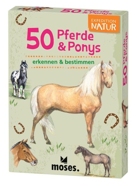 Buchcover: Expedition Natur 50 Pferde & Ponys