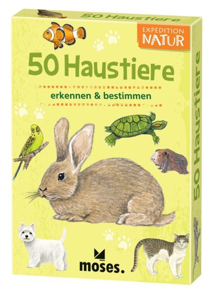 Buchcover: Expedition Natur: 50 Haustiere
