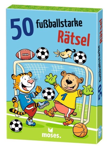 Buchcover: 50 fußballstarke Rätsel