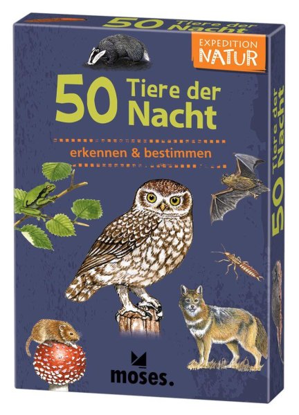 Buchcover: Exp Natur 50 Tiere der Nacht Buchcover: Exp Natur 50 Tiere der Nacht