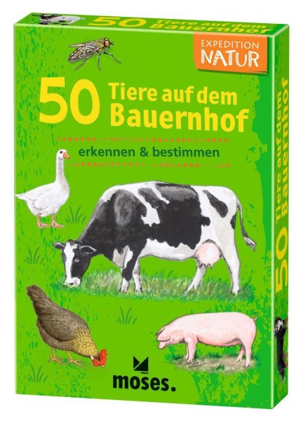 Buchcover: 50 Tiere auf dem Bauernhof
