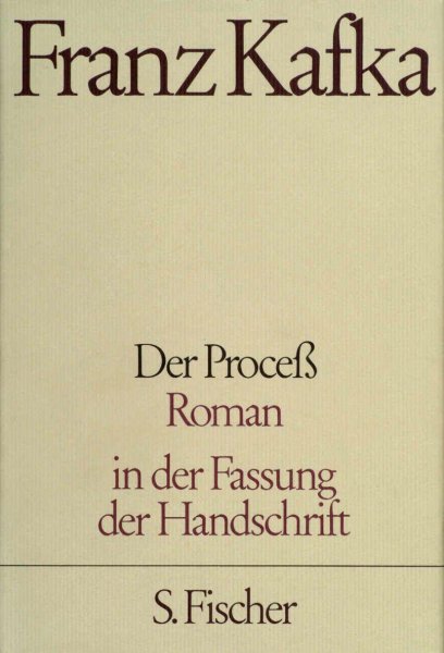 Buchcover: Der Proceß ( Prozess)