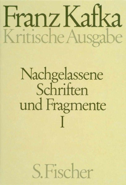 Buchcover: Nachgelassene Schriften und Fragmente I. Kritische Ausgabe