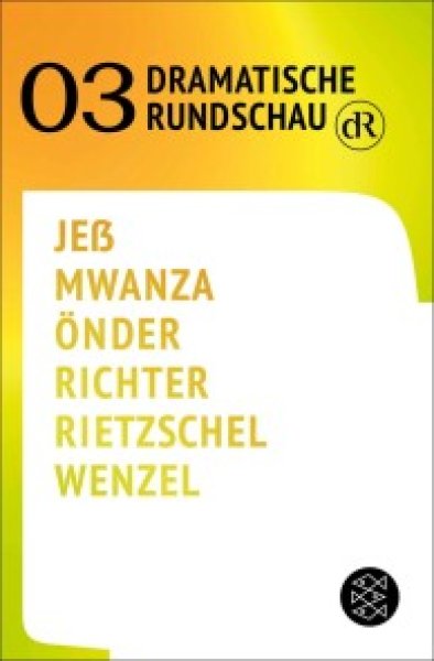 Buchcover: Dramatische Rundschau 03 Buchcover: Dramatische Rundschau 03