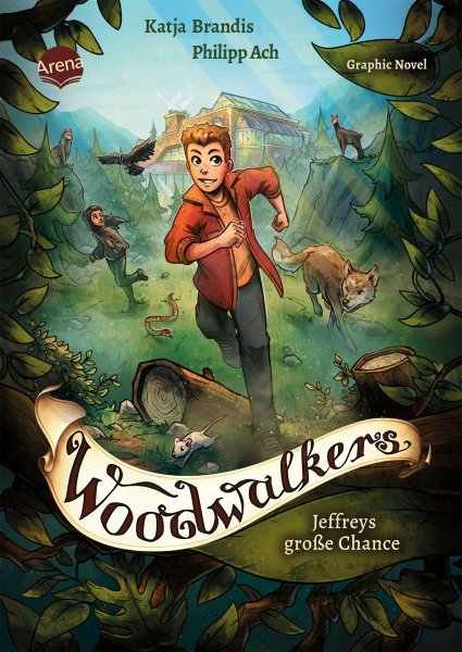 Buchcover: Woodwalkers - Graphic Novel (1). Jeffreys große Chance