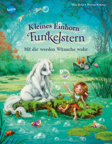 Buchcover: Kleines Einhorn Funkelstern. Mit dir werden Wünsche wahr