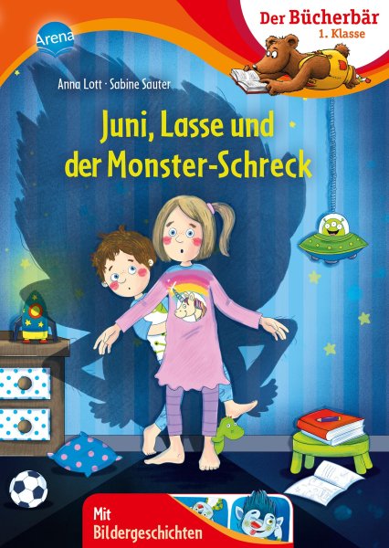 Buchcover: Juni, Lasse und der Monsterschreck