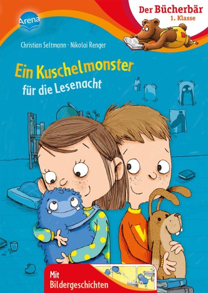 Buchcover: Ein Kuschelmonster für die Lesenacht