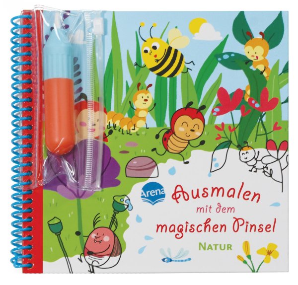 Buchcover: Ausmalen mit dem magischen Pinsel. Natur