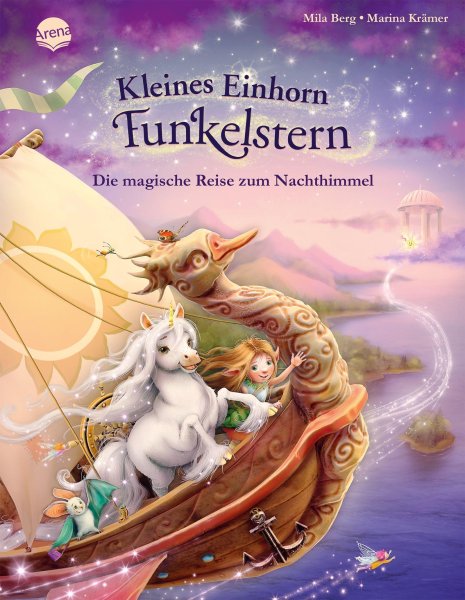Buchcover: Kleines Einhorn Funkelstern (6). Die magische Reise zum Nachthimmel