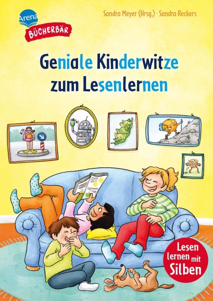Buchcover: Geniale Kinderwitze zum Lesenlernen