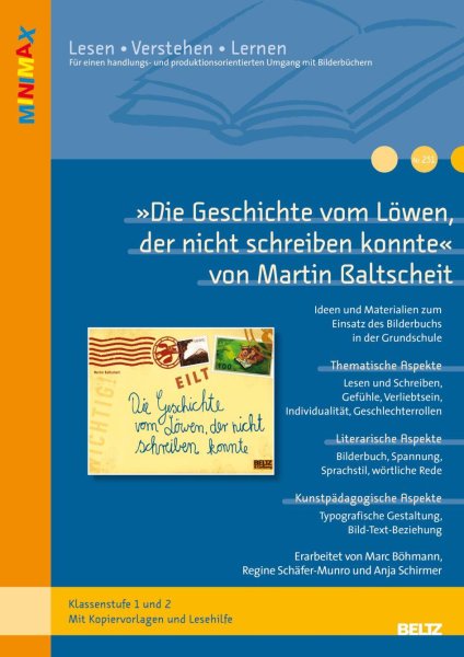 Buchcover: »Die Geschichte vom Löwen, der nicht schreiben konnte« von Martin Baltscheit
