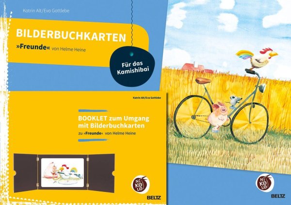 Buchcover: Bilderbuchkarten »Freunde« von Helme Heine Buchcover: Bilderbuchkarten »Freunde« von Helme Heine