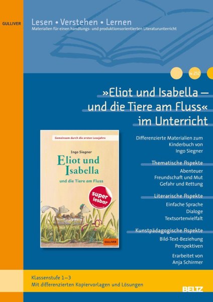 Buchcover: Eliot und Isabella - und die Tiere am Fluss im Unterricht