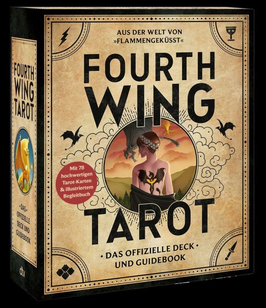 Buchcover: Fourth Wing: Tarot - Das offizielle Deck und Guidebook aus der Welt von Flammengeküsst