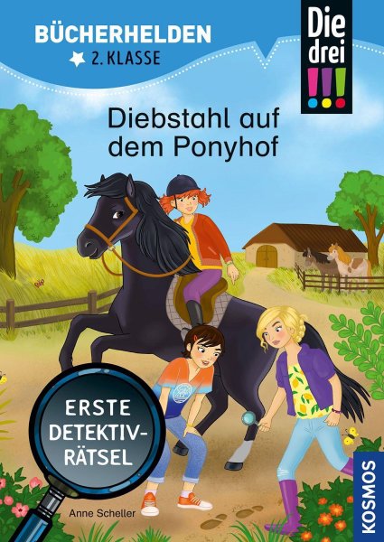 Buchcover: Die drei !!!, Bücherhelden 2. Klasse, Diebstahl auf dem Ponyhof