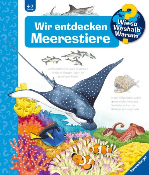 Buchcover: Wieso? Weshalb? Warum?, Band 27: Wir entdecken Meerestiere
