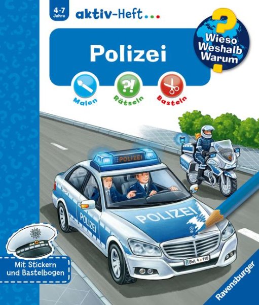 Buchcover: Wieso? Weshalb? Warum? aktiv-Heft: Polizei
