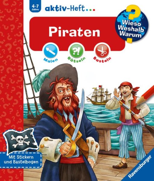 Buchcover: Wieso? Weshalb? Warum? aktiv-Heft: Piraten
