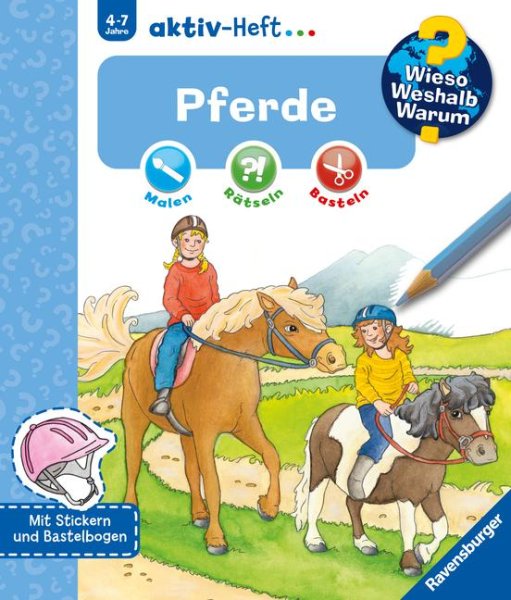Buchcover: Wieso? Weshalb? Warum? aktiv-Heft: Pferde