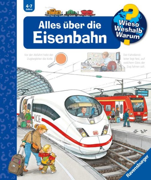 Buchcover: Wieso? Weshalb? Warum?, Band 8: Alles über die Eisenbahn