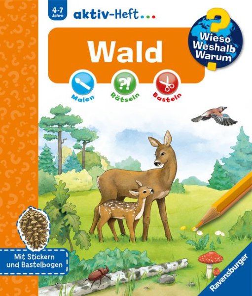 Buchcover: Wieso? Weshalb? Warum? aktiv-Heft: Wald