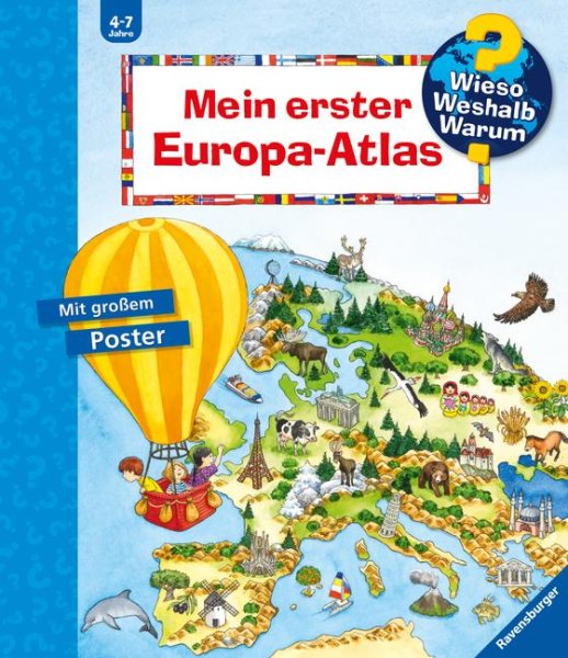 Buchcover: Wieso? Weshalb? Warum?: Mein erster Europa-Atlas Buchcover: Wieso? Weshalb? Warum?: Mein erster Europa-Atlas