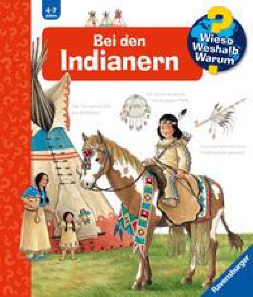 Buchcover: Wieso? Weshalb? Warum?, Band 18: Bei den Indianern Buchcover: Wieso? Weshalb? Warum?, Band 18: Bei den Indianern