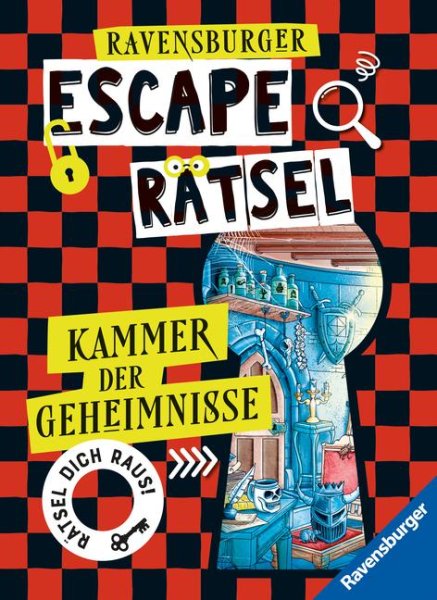 Buchcover: Ravensburger Escape Rätsel - Kammer der Geheimnisse Buchcover: Ravensburger Escape Rätsel - Kammer der Geheimnisse