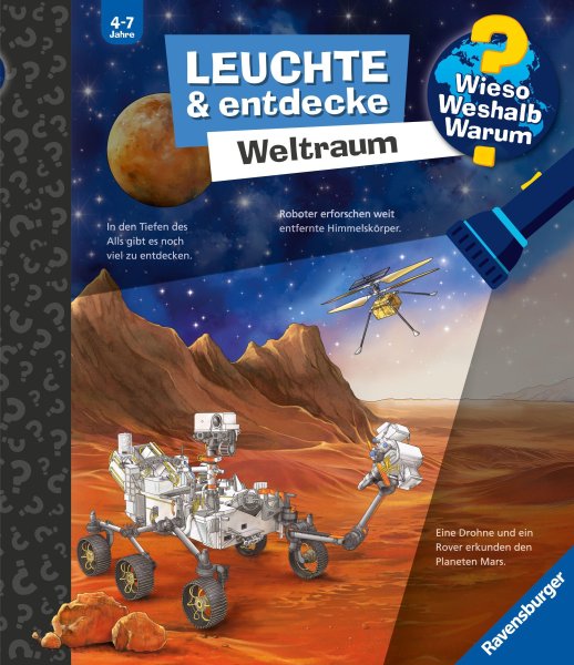 Buchcover: Wieso? Weshalb? Warum? Leuchte und entdecke - Weltraum
