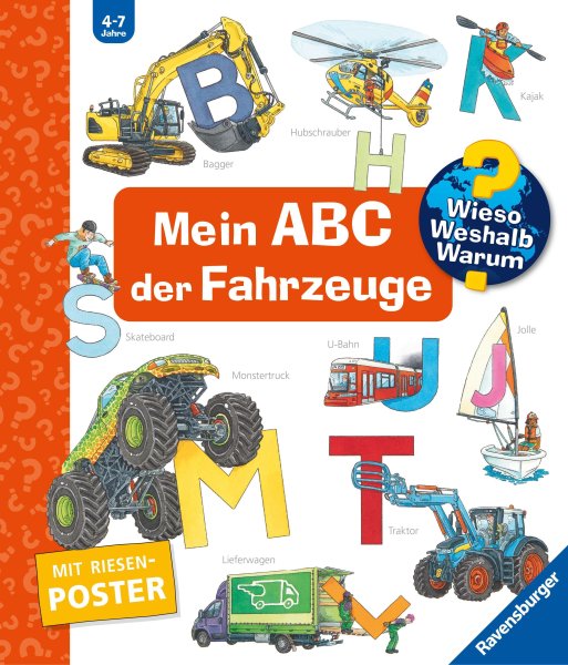 Buchcover: Wieso? Weshalb? Warum? Sonderband - Mein ABC der Fahrzeuge