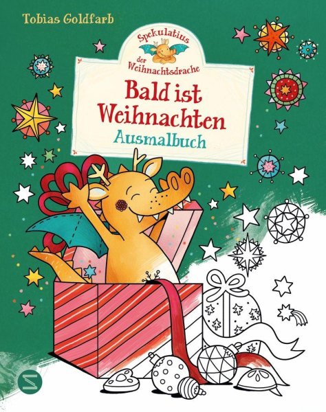 Buchcover: Spekulatius, der Weihnachtsdrache. Bald ist Weihnachten. Ausmalbuch