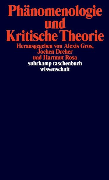 Buchcover: Phänomenologie und Kritische Theorie