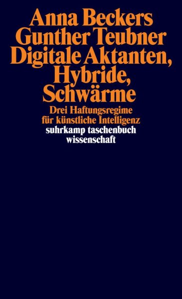 Buchcover: Digitale Aktanten, Hybride, Schwärme