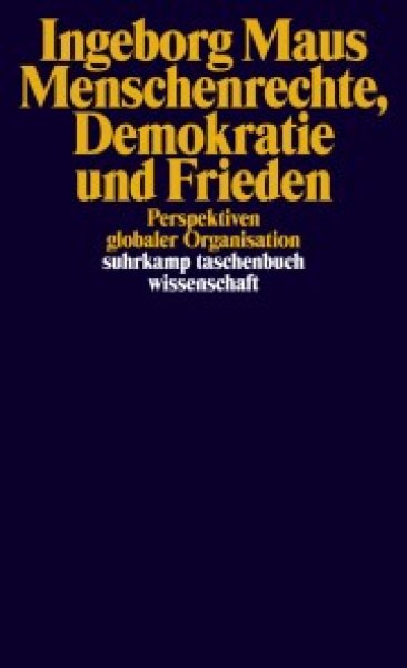 Buchcover: Menschenrechte, Demokratie und Frieden Buchcover: Menschenrechte, Demokratie und Frieden