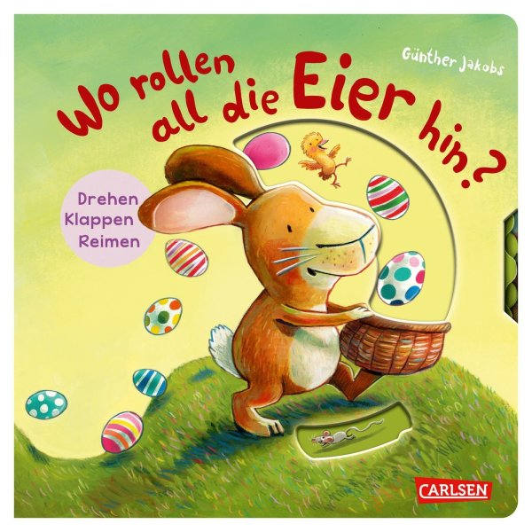 Buchcover: Wo rollen all die Eier hin?