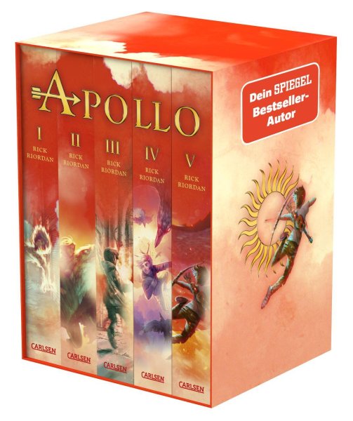 Buchcover: Die Abenteuer des Apollo: Taschenbuchschuber Bände 1-5