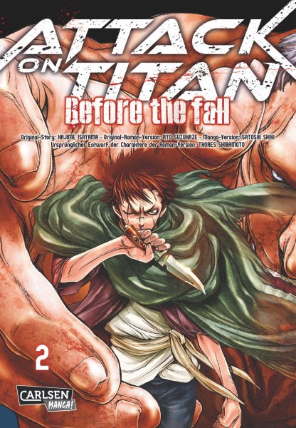 Buchcover: Attack on Titan - Before the Fall 2
