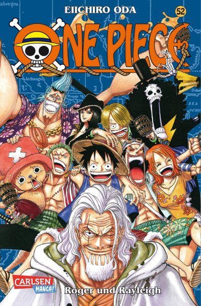 Buchcover: One Piece 52. Roger und Rayleigh