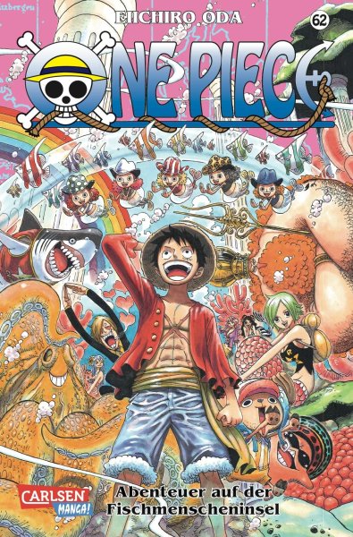 Buchcover: One Piece 62. Abenteuer auf der Fischmenscheninsel Buchcover: One Piece 62. Abenteuer auf der Fischmenscheninsel