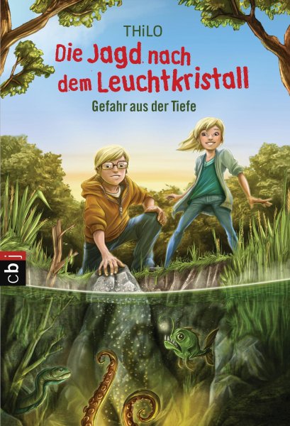 Buchcover: Die Jagd nach dem Leuchtkristall 02 - Gefahr aus der Tiefe