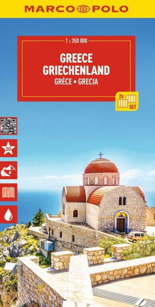 Buchcover: MARCO POLO Reisekarte Griechenland (2-Karten-Set) 1:350.000 Buchcover: MARCO POLO Reisekarte Griechenland (2-Karten-Set) 1:350.000