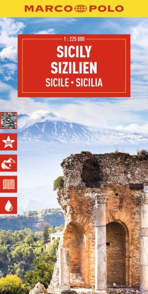 Buchcover: MARCO POLO Reisekarte Italien 14 Sizilien 1:225.000 Buchcover: MARCO POLO Reisekarte Italien 14 Sizilien 1:225.000