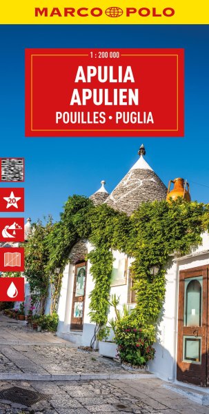 Buchcover: MARCO POLO Reisekarte Italien 11 Apulien 1:200.000 Buchcover: MARCO POLO Reisekarte Italien 11 Apulien 1:200.000