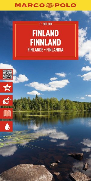 Buchcover: MARCO POLO Reisekarte Finnland 1:800.000 Buchcover: MARCO POLO Reisekarte Finnland 1:800.000