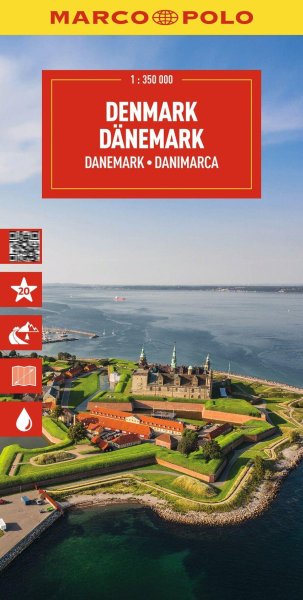 Buchcover: MARCO POLO Reisekarte Dänemark 1:350.000 Buchcover: MARCO POLO Reisekarte Dänemark 1:350.000
