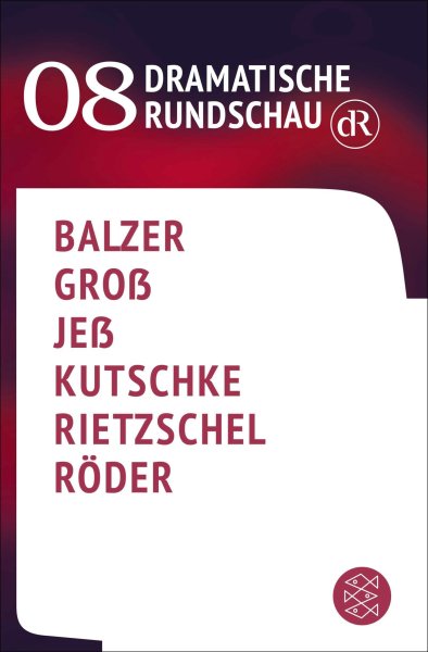 Buchcover: Dramatische Rundschau 08