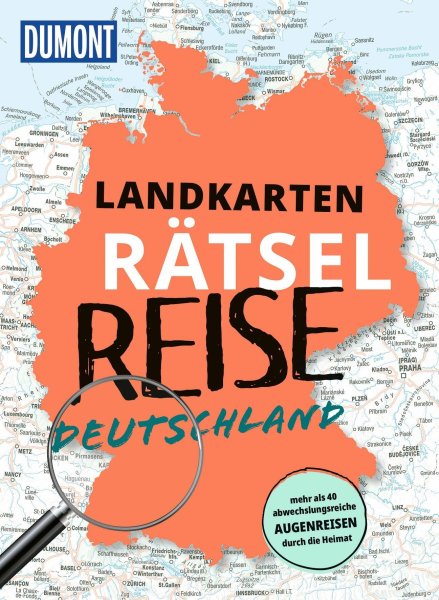 Buchcover: Landkarten-Rätselreise Deutschland