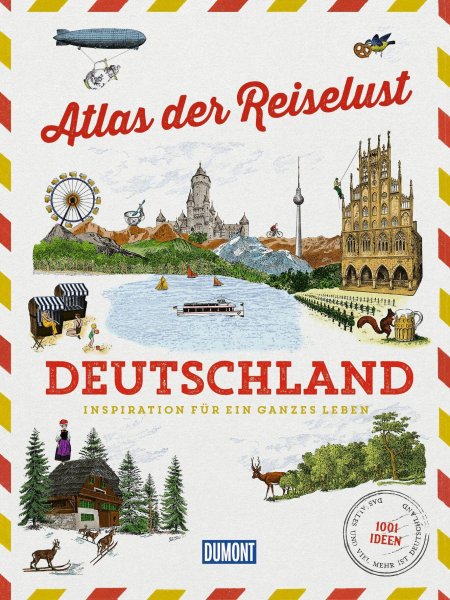 Buchcover: DuMont Bildband Atlas der Reiselust Deutschland Buchcover: DuMont Bildband Atlas der Reiselust Deutschland